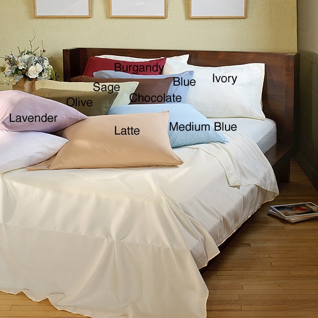 Bianca Microfiber Queen/ King-size Sheet Set - 13906420 ...