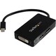 StarTech.com Travel A/V adapter - 3-in-1 Mini DisplayPort to DisplayP