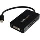 StarTech.com Travel A/V adapter - 3-in-1 Mini DisplayPort to DisplayP