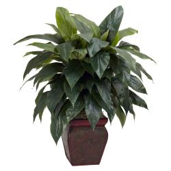 Great Prices Cordyline Silk Plant with Decorative Vase