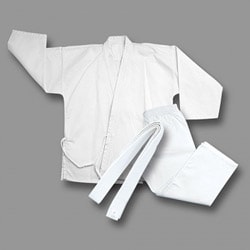 White Light Weight Karate Uniform size 0-Image