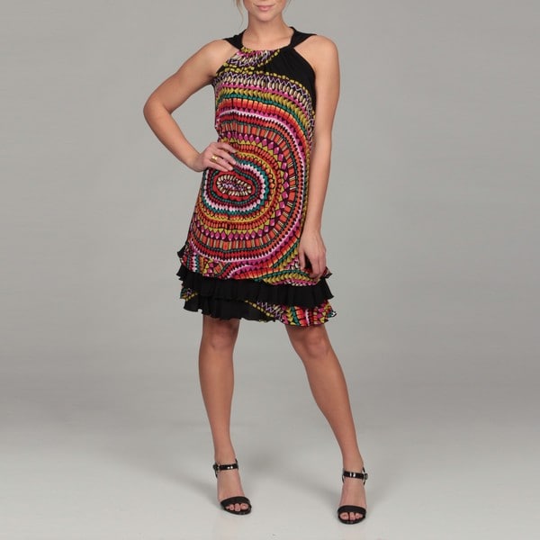 Womens geometric print dress