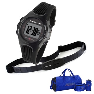 Ovente BHS6000 Heart Rate Monitor with Chest Strap (Beatech Collection) and Russell Athletic 3-piece Workout Set-Image