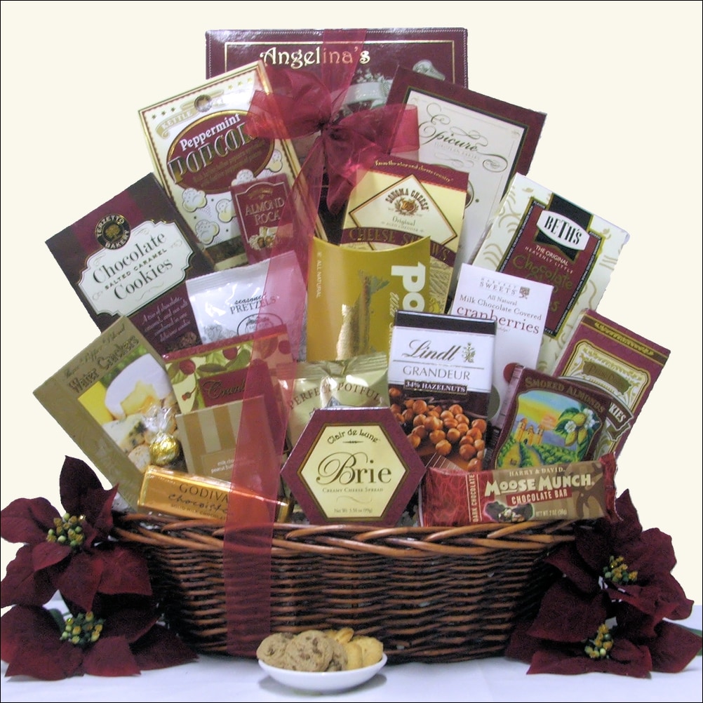 Buy holiday gourmet gift baskets - Holiday Finer Things Holiday Gourmet Gift Basket