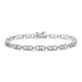 10k White Gold 1ct TDW Diamond Bracelet (H-I, I1-I2)