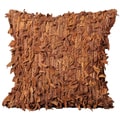 Brown Cowhide 20 x 20-inch Decorative Pillow