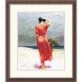 Pino 'Beachside Stroll' Framed Art Print