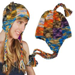 Women's Rainbow Beanie (Nepal)-Image