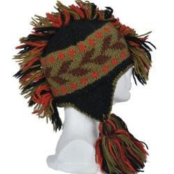 Unisex Knitted Mohawk Beanie (Nepal)-Image