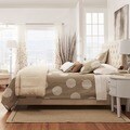 TRIBECCA HOME Sophie Tufted Queen Upholstered Platform Bed