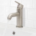 VIGO Setai Single Handle Bathroom Faucet In Brushed Nickel