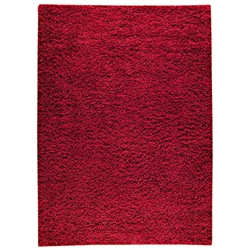 Low Price Hand-woven SMIX Red Wool Rug (6'6 x 9'9)