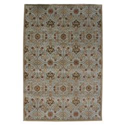 See Reviews Hand-tufted Orosius Blue Wool Area Rug (9'6 x 13'6)