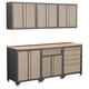 NewAge Products Pro Series 7-Piece Taupe Cabinetry Set