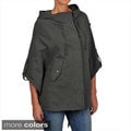 Sebby Women's French Terry Hooded Cape