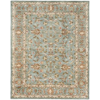 Handmade Heritage Nir Blue Wool Rug (9'6 x 13'6)