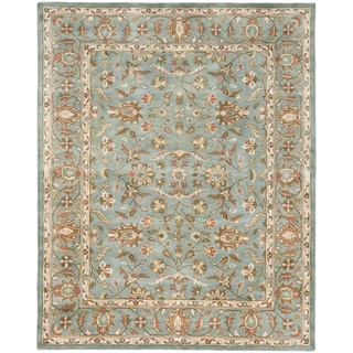 Handmade Heritage Nir Blue Wool Rug (6' x 9')