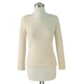 Alpaca Wool 'Ivory Charm' Sweater (Peru)