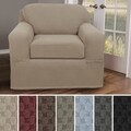 Stretch Pixel Chair 2-piece Slipcover