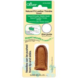 Clover Natural Fit Small Leather Thimble-Image