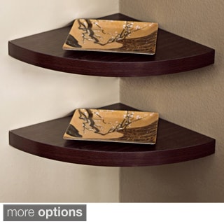 Hot Deal Corner Radial Shelves (Set of 2)