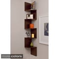 Laminated Veneer Corner Wall Mount Shelf