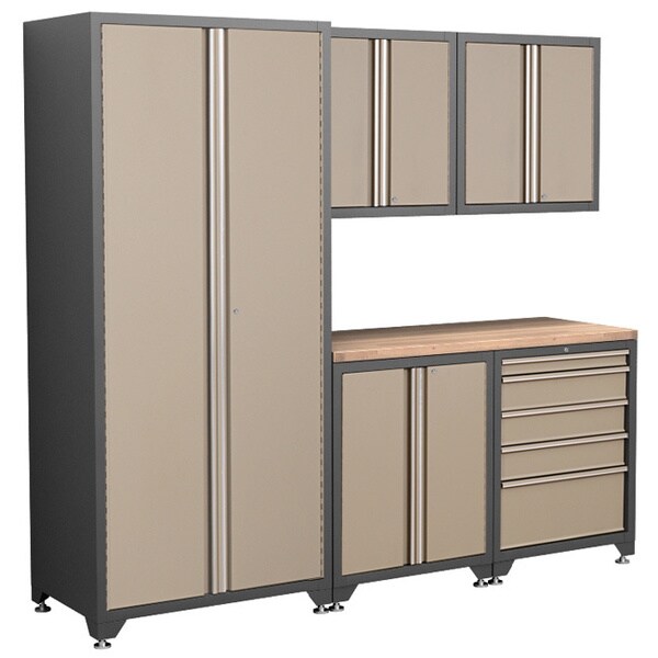 NewAge Products Pro Series Taupe 6-piece Cabinetry Set