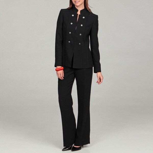 ladies crepe trouser suit
