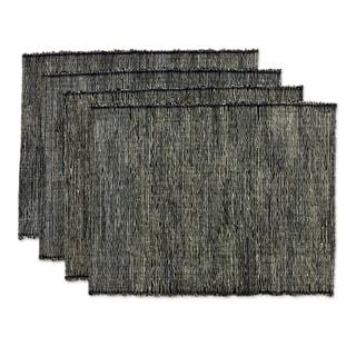 Set of 4 Cotton Natural Fibers 'Nature By Night' Placemats (Indonesia)