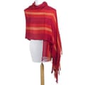 Handcrafted Rayon 'Maya Bold Spirit' Shawl (Guatemala)