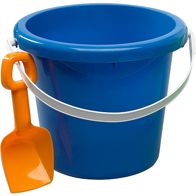 Large Sand Pails W Shovel Case 24 Pk Beach Toys Water Play Sandbox 