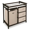 Espresso Modern Changing Table