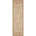 Hand-knotted French Aubusson Taupe Wool Rug (12' x 15')