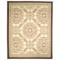 Assessment and news for Chinese rugs Hand-knotted French Aubusson Ivory Wool Rug (12' x 18')