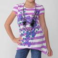 Self Esteem Girl's Short-sleeve Striped Top