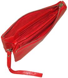 Amerileather Grace Leather Clutch