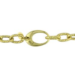 18k Yellow Gold Amethyst Necklace