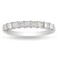Miadora 14k White Gold 1/2ct TDW Diamond Anniversary Ring