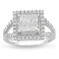 14k White Gold 1 1/2ct TDW Diamond Fashion Ring (H-I, I2-I3)