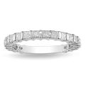 14k White Gold 1ct TDW Diamond Anniversary Ring (H-I, I2-I3)