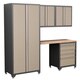 NewAge Products Pro Series Taupe 5-piece Cabinetry Set