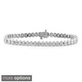 14k Gold 7ct TDW Diamond Tennis Bracelet (I-J, I1-I2)