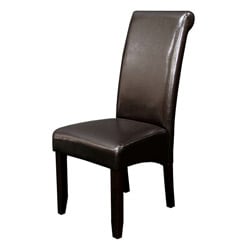 Brown Leather Dining Chairs