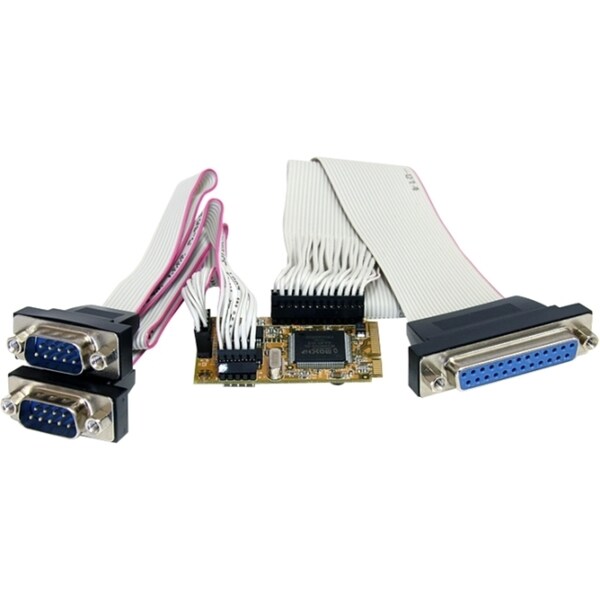 StarTech.com 2s1p Serial Parallel Combo Mini PCI Express Card for Emb