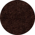 Handmade Posh Shag Chocolate Brown Rug (4' x 4')