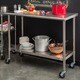 Trinity Stainless Steel Table with Caster Kit