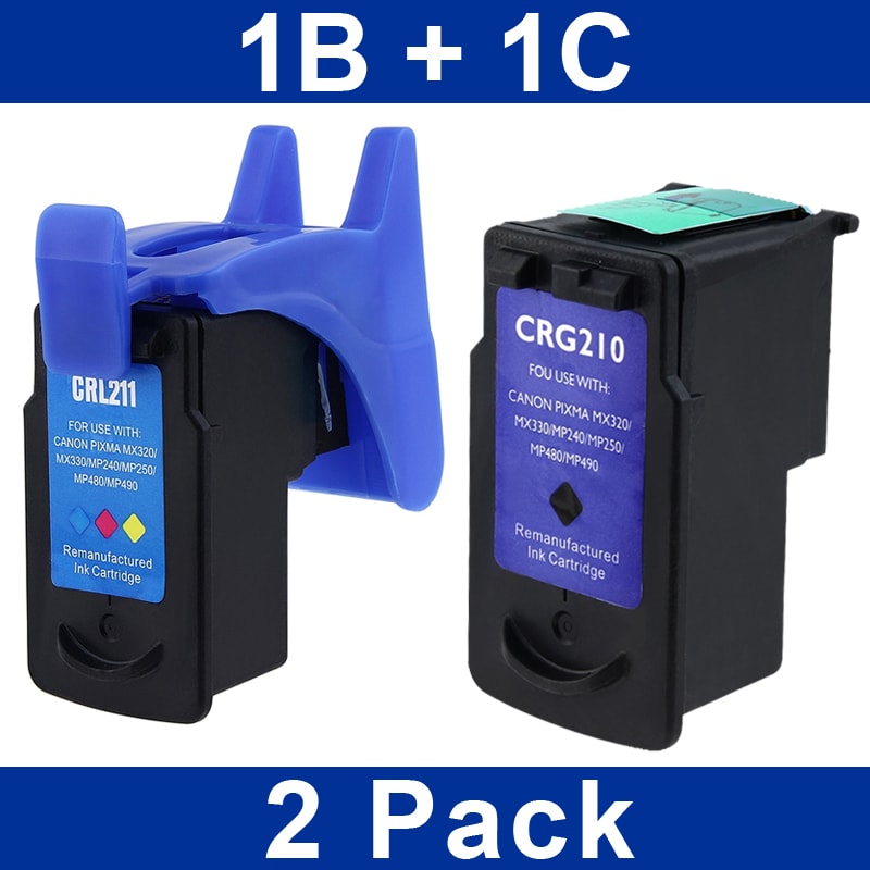INSTEN Canon PG210/ CL211 Black/ Color Ink Cartridge for MP250
