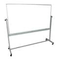 Luxor 72 in. W x 40 in. H Mobile Reversible Magnetic Whiteboard
