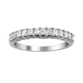 14k White Gold 3/4ct TDW Princess-cut Diamond Wedding Band (H-I, I1-I2)