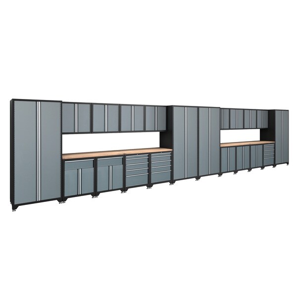 NewAge Products Pro Series Grey 24-piece Cabinetry Set